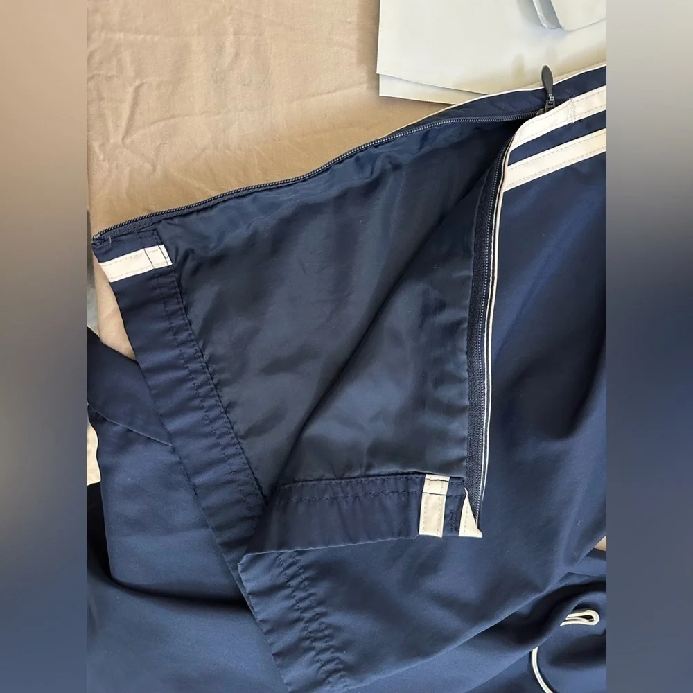 Set of 2 Y2K Adidas 3-Stripes Track Pants (Navy + Black Bundle) Vintage